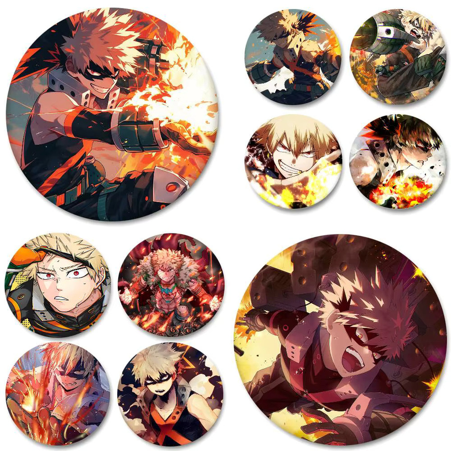 KAYOU Brosche Anime My Hero Academia Bakugou Katsuki, Anstecknadel - Bild 2