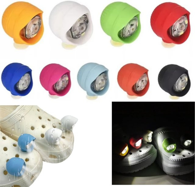 Mesuca Schuh Charms, Regenbogen Taschenlampe, Wasserdicht - Bild 1