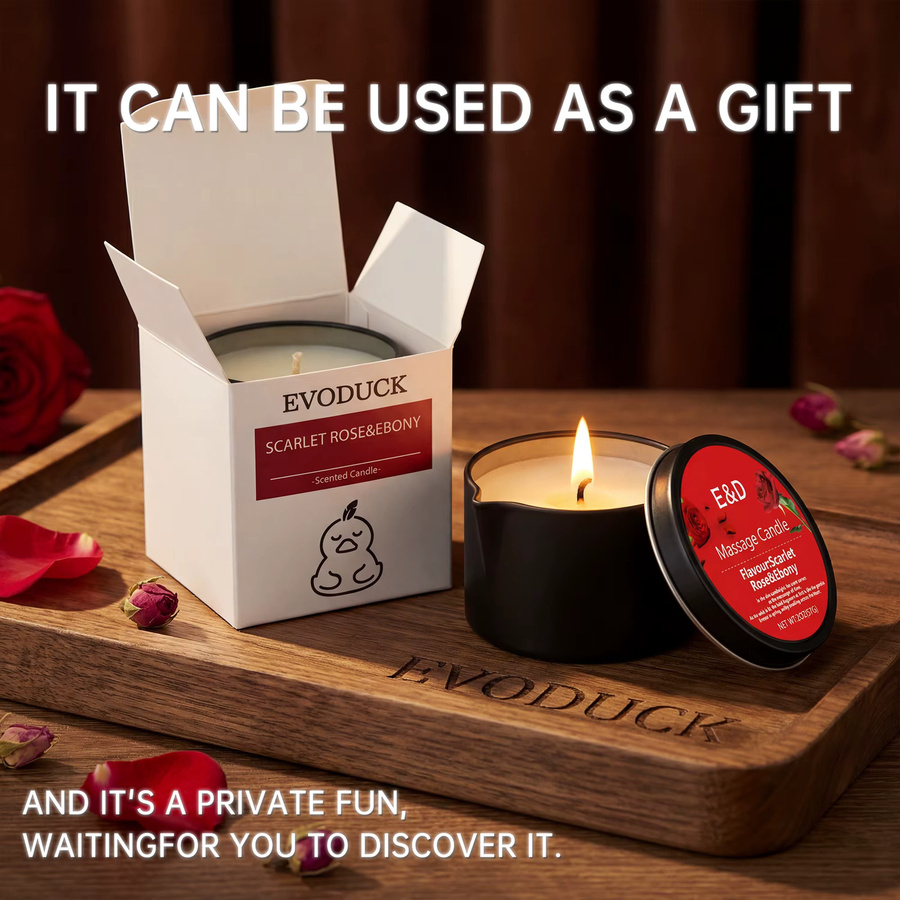 SM Product Spa Essentials Massagekerze Scarlet Rose Aromatherapie Duftkerze 59 g - Bild 5
