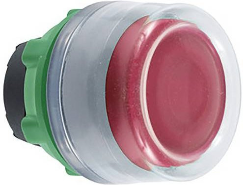 Schneider Electric ZB5APA4C0 Drucktaster-Frontelement aus Kunststoff in Rot und Grau - Bild 1