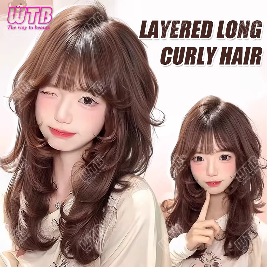 WTB Synthetische Perücke, langes lockiges Haar, Damen - Bild 5