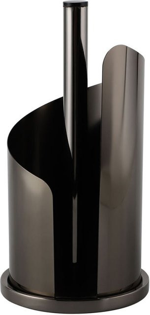 ECHTWERK Küchenrollenhalter aus Edelstahl in Schwarz, freistehend und rutschfest, B/T/H: 16 x 33 x 33 cm - Bild 1