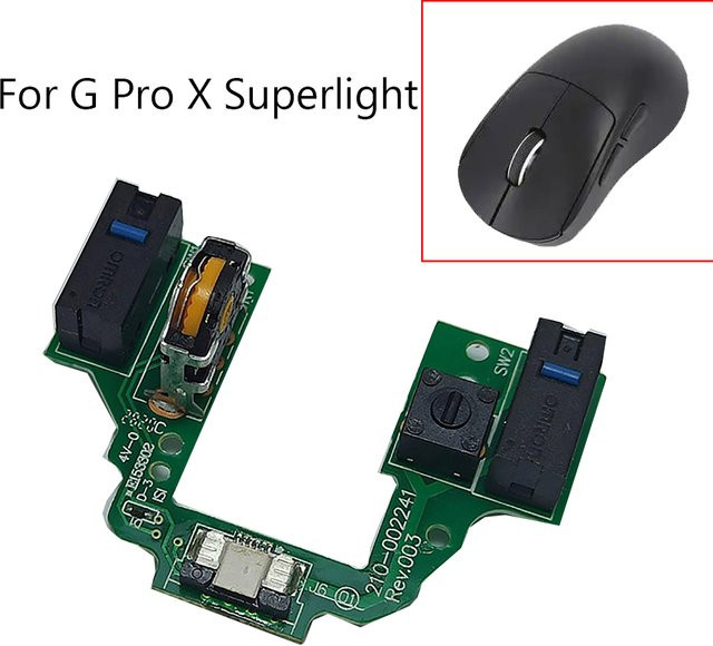 Logitech G Pro X Superlight Ersatz-Mausknopf Mikroschalter Tastenplatine für Reparaturen - Bild 1