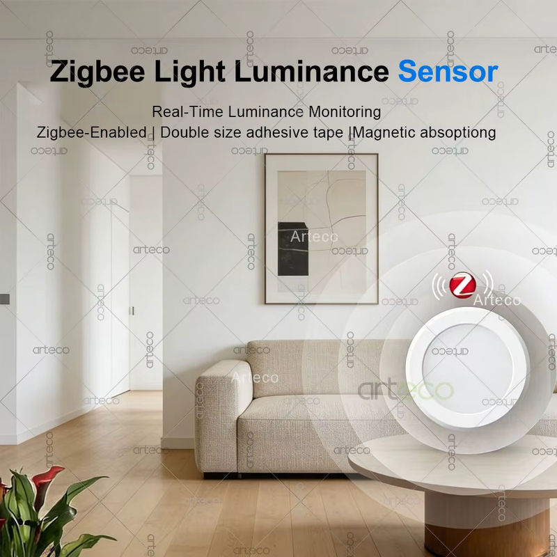 Forubest Zigbee Lichtsensor zur Helligkeits- und Lichtintensitätserkennung in Weiß für Tuya Home Assistant und 2MQTT - Bild 2