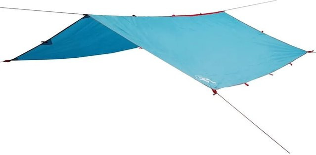 vidaXL Tarp Blau aus Oxford-Gewebe, Wasserdicht, B: 500 cm, T: 294 cm - Bild 1