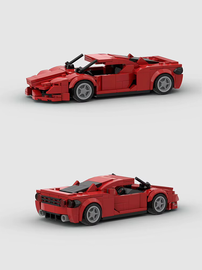 MOC Rennwagen-Bausatz, Modellauto-Sammlung - Bild 3