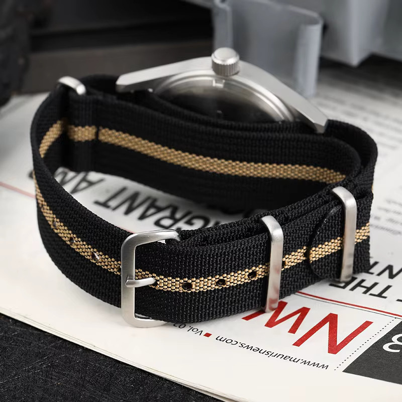 Militado Armbanduhr, Quarz, Edelstahl, 38 mm, Herren, Schwarz, Silber - Bild 6
