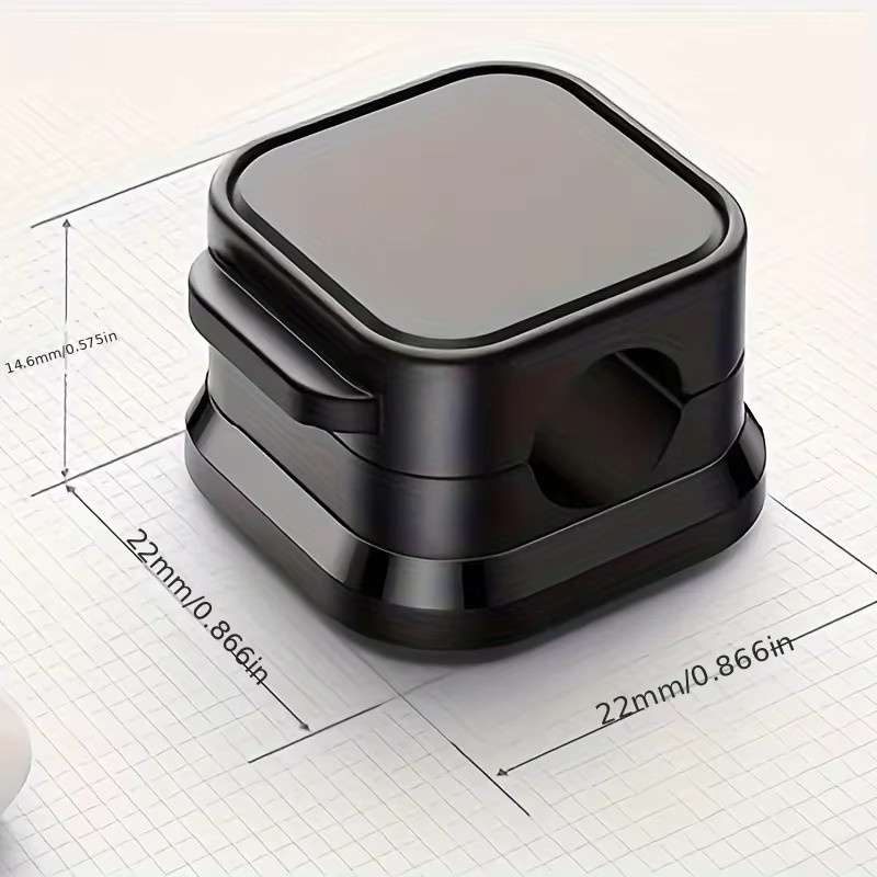 6er Set PVC Kabelklemmen Organizer in Weiß zur selbstklebenden Kabelhalterung für Zuhause und Büro - Bild 2