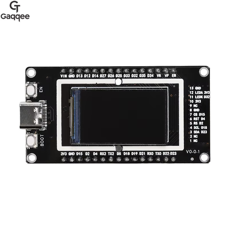 diymore ESP32 Entwicklungsboard mit 1,14 Zoll und 1,9 Zoll LCD-Bildschirm, Wifi und Bluetooth, Typ-C Anschluss, Schwarz - Bild 2