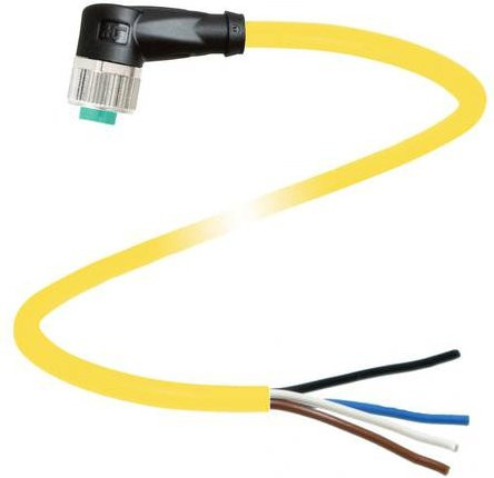 Pepperl+Fuchs 456410 Sensor-Aktor-Steckverbinder konfektioniert gelb 10m 4-polig - Bild 1