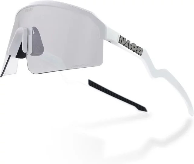 Naos Ziris Sonnenbrille, Unisex, Vollrand, rechteckig, weiß, Kunststoff - Bild 1
