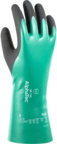 Ansell Chemikalienschutzhandschuhe AlphaTec 58-735 in Grün, Größe 7 - Bild 1