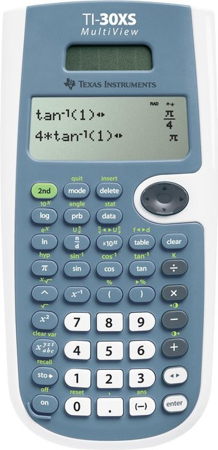 Texas Instruments TI-30 X II Solar Wissenschaftlicher Taschenrechner in Blau - Bild 1