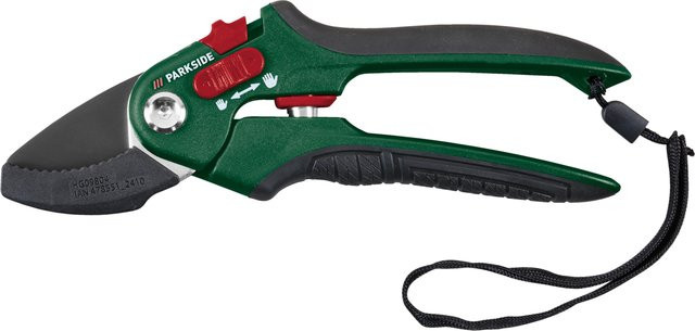 PARKSIDE Gartenschere Amboss Bypass und Universal aus Stahl und Edelstahl - Bild 1
