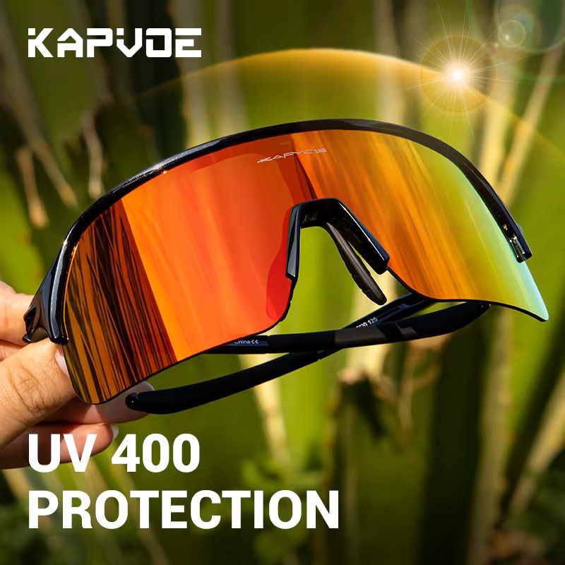 KAPOVE Sportsonnenbrille, Unisex, Vollrand, Kunststoff - Bild 5