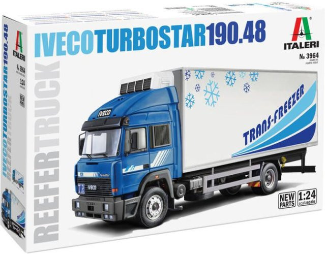 Italeri Iveco Turbostar Kühllastwagen, 1:24, Blau - Bild 1