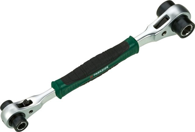 PARKSIDE Multi-Ratsche 8 in 1 Ratschen-Steckschlüssel aus Stahl in Multicolour - Bild 1