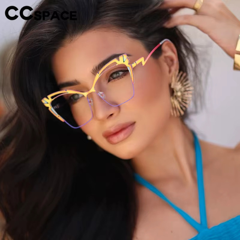PIXCICO Lesebrille, Metall, Multicolor, Vollrand, Cat-Eye, Damen - Bild 3