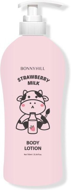 Bonnyhill Erdbeermilch Körperlotion, 750 ml, mit Erdbeerextrakten - Bild 1