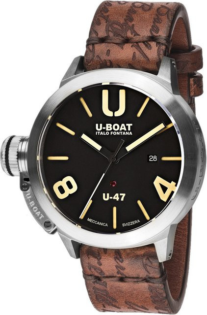 U-Boat Armbanduhr Automatik, Edelstahl, Schwarz, 47 mm, Herren - Bild 1