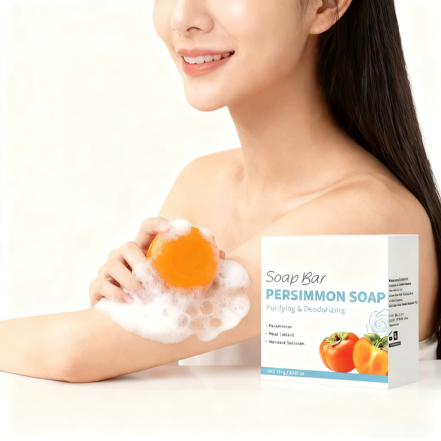 SAUVASINE Persimmon Soap Bar, Grüntee-Extrakt, Unisex - Bild 2