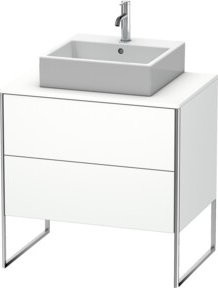 Duravit Waschtischunterschrank XSquare in Weiß mit 2 Auszügen, B/T: 80 x 54,8 cm - Bild 1