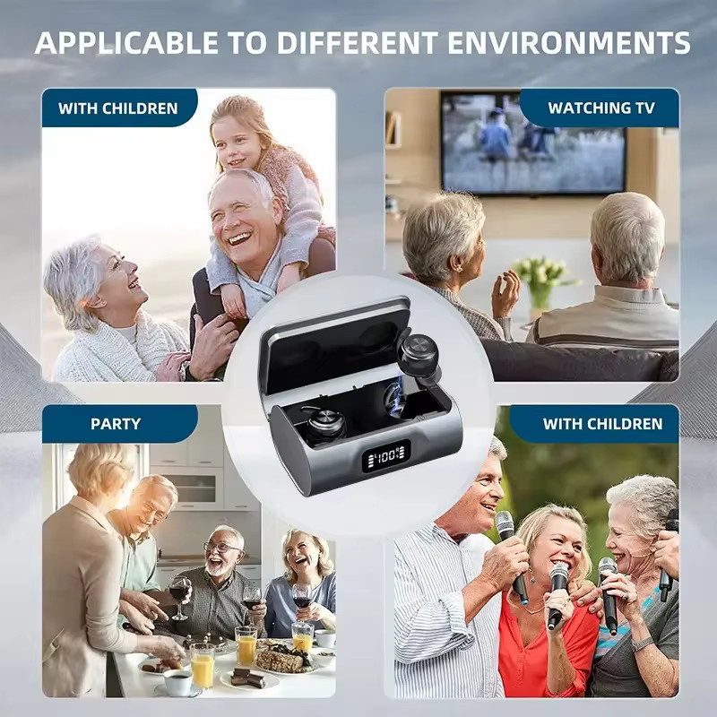 Dtobhars Bluetooth-Kopfhörer mit Rauschunterdrückung für verbessertes Hören und klares Fernsehen - Bild 3