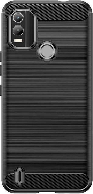 Stoßfeste Kohlefaser Hülle aus weichem TPU für Nokia 1 5 6 7 8 3.1 5.1 6.1 7.1 Plus 8.1 2.2 6.2 in Schwarz - Bild 1
