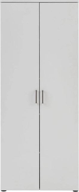 PROREGAL Aktenschrank Hippo Large Lichtgrau mit 2 Flügeltüren und 5 Fächern, H x B x T: 200 x 80 x 41 cm - Bild 1