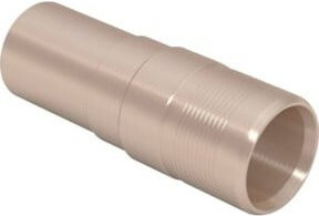 Geberit PushFit Übergangsbogen aus Messing in Silber, Durchmesser: 20 x 18 mm - Bild 1