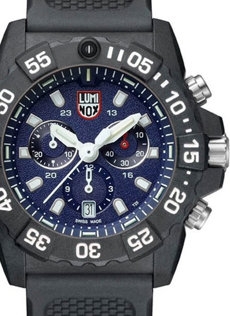Luminox Chronograph, Quarz, Kunststoff, 45 mm, Blau, Herren - Bild 1