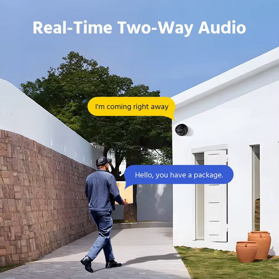 ANNKE 4K 8MP Dual-Objektiv POE Überwachungskamera mit 180 Grad Sichtfeld, IP67 Outdoor-Kamera in Schwarz mit intelligenter Farbnachtsicht, aktiver Abschreckung und Zwei-Wege-Audio für NVR - Bild 5