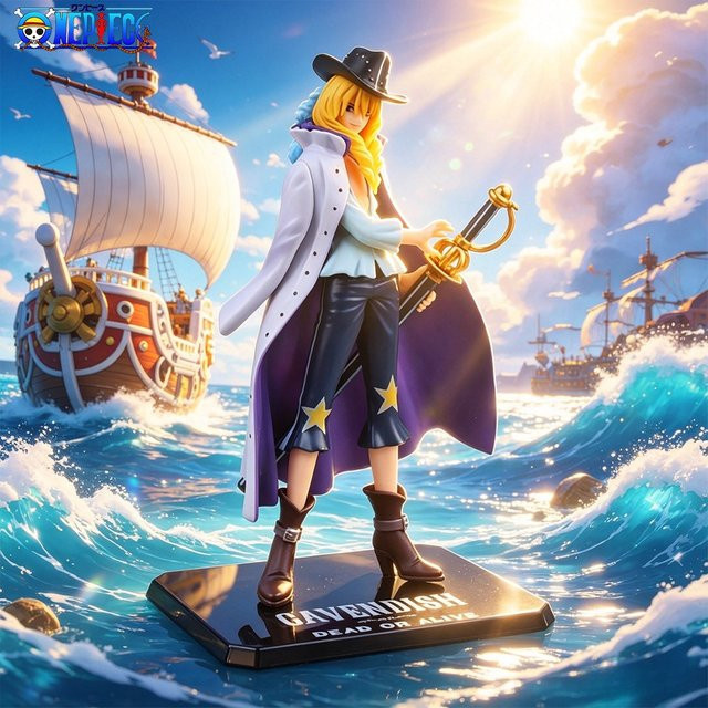 Bandai One Piece Cavendish, Actionfigur, Kunststoff, 17cm - Bild 1