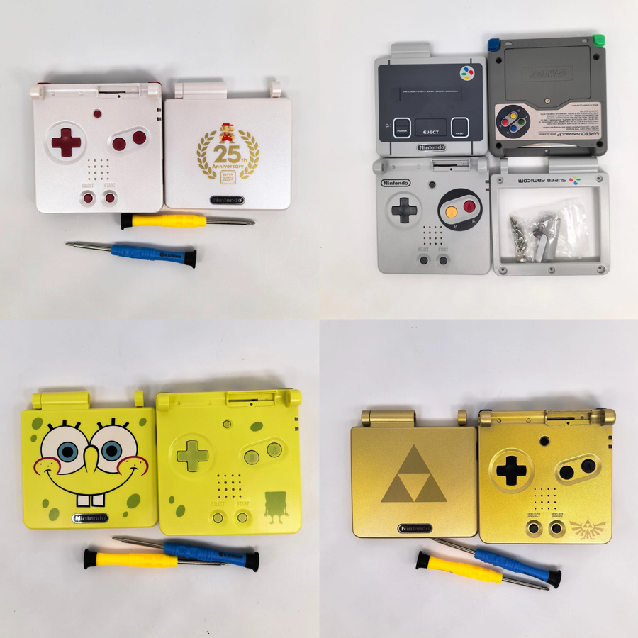 Ersatzgehäuse für Nintendo Game Boy Advance SP Super Mario Limited Edition in Multicolour für Retro-Spielkonsolen-Reparaturen - Bild 2