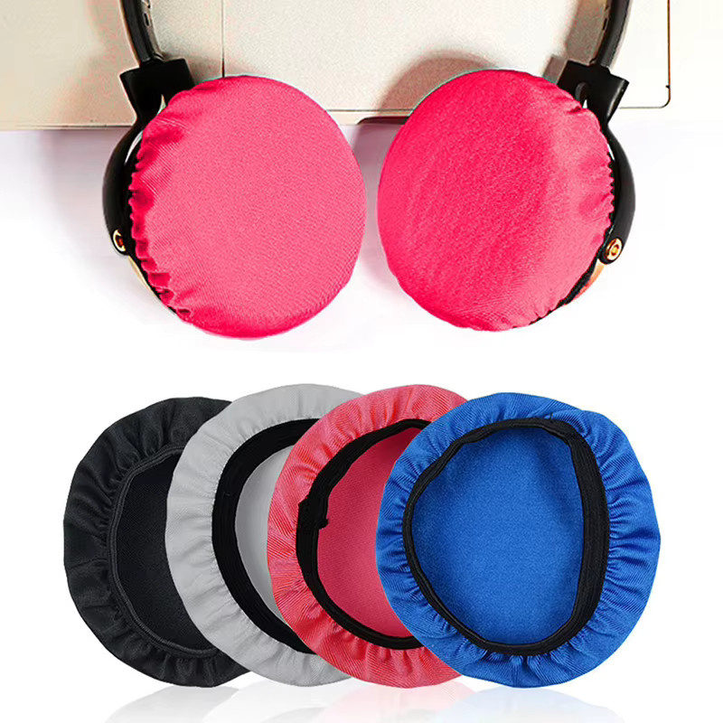 Waschbare Kopfhörer-Abdeckungen für On-Ear-Kopfhörer als Ohrmuschel-Schutz und Staubschutz, Schwarz - Bild 2