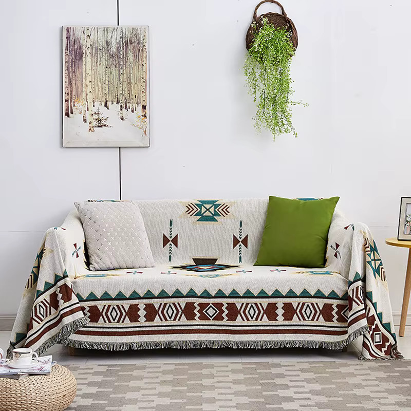 Feuchtigkeitsbeständige Outdoor-Picknickdecke im Bohemian-Design, Mehrfarbig, 180 x 90 cm - Bild 2