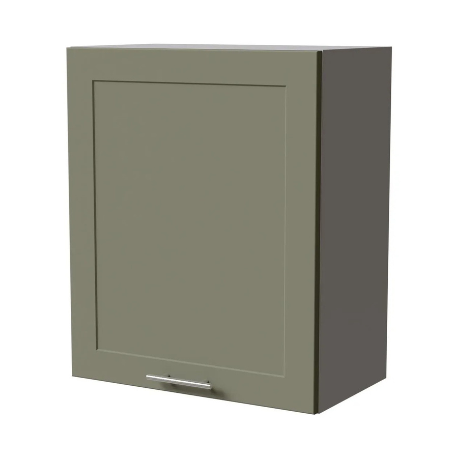 Feldmann-Wohnen Hängeschrank Oslo Küchenschrank in Grau und Reed Green Matt mit Soft-Close-Türen, B/T/H: 60 x 32,5 x 72 cm - Bild 2