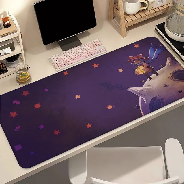 Bandai Niko Oneshot XXL Gaming-Mauspad Anime Schreibtischunterlage in Purple - Bild 1