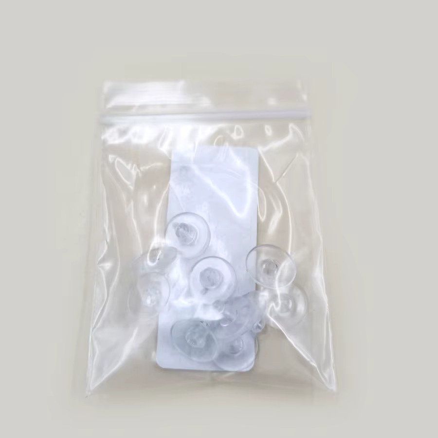 Ohrring-Verschlüsse Silikon, Rund, Weiß, Unisex - Bild 3