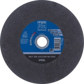 PFERD TOOLS Stationäre Trennscheibe HD STEEL für Stahl, Grau, Durchmesser: 350 mm, Dicke: 4,0 mm, Bohrung: 25,4 mm - Bild 1
