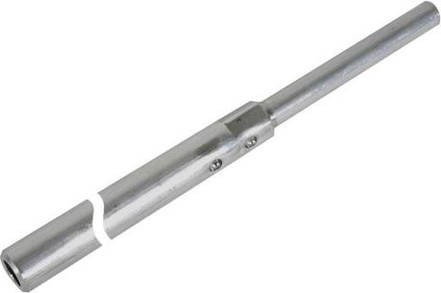 DEHN Rohr-Fangstange RFS 16 10 aus Aluminium in Silber, Länge: 1500 cm - Bild 1