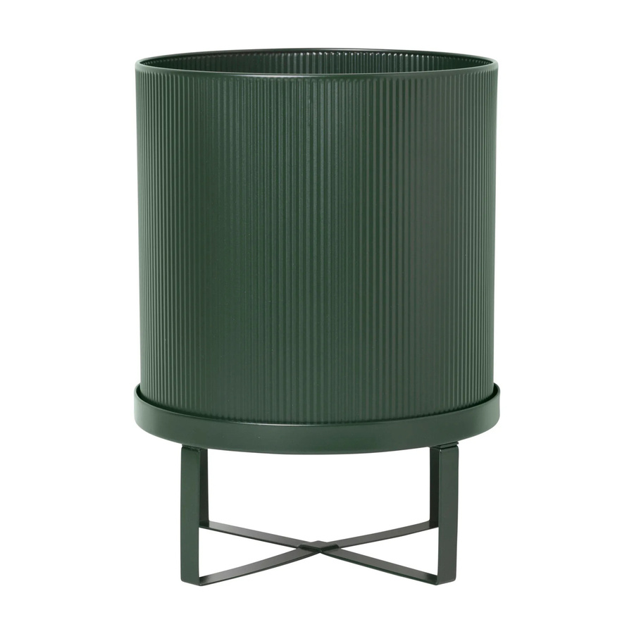Ferm Living Bau Pflanzentopf groß Dunkelgrün Ø 28 cm - Bild 1