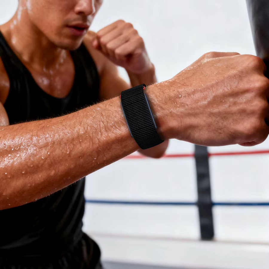 SZKOSTON Verstellbares Nylonband für Amazfit Huami Helio, atmungsaktives Sport-Armband für Fitness-Tracker, Unisex - Bild 3