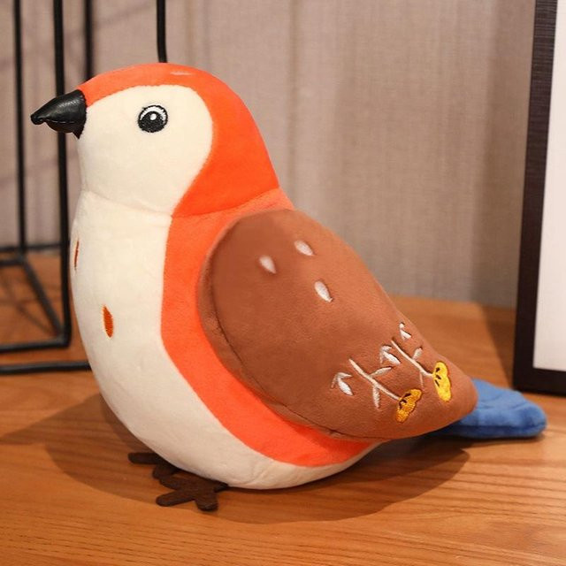Kidsly Birdie-Plüschtier, Spatz, Stofftier, ab 14 Jahren - Bild 1