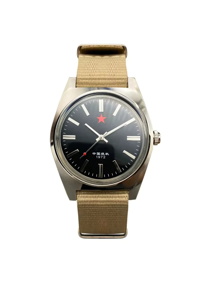 HEIMDALLR Analoguhr, Handaufzug, Edelstahl, 36 mm, Herren, Schwarz - Bild 7