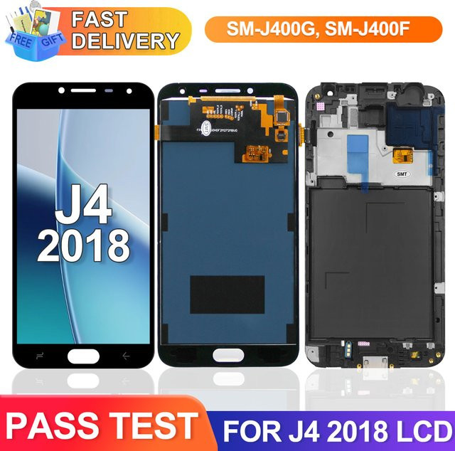 Samsung Galaxy J4 2018 LCD Display mit Touch Screen in Schwarz für SM-J400F/DS und SM-J400M/DS - Bild 1