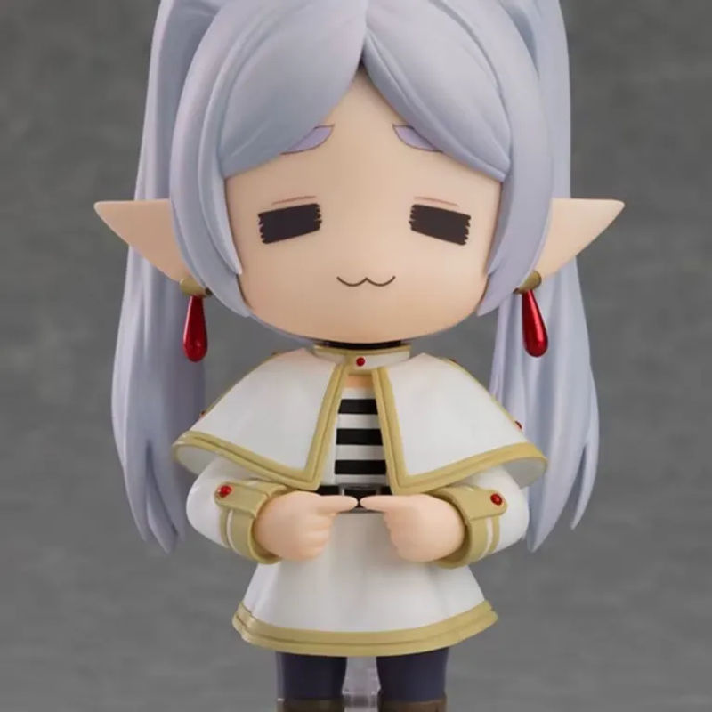 Bandai Chibi Frieren Anime Figur Frieren Beyond Journey's End Modellornament in Weiß - Bild 2
