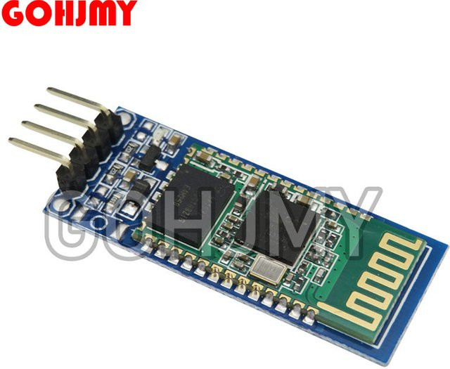 GOHJMY Bluetooth Serielles Pass-Through-Modul HC-05 HC-06 Master-Slave 6pin/4pin Anti-Reverse für Arduino in Blau - Bild 1