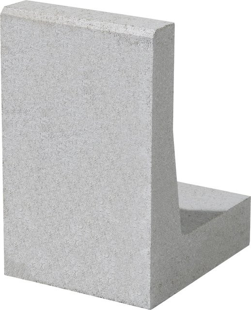 Kann Winkelstein Vero Silbergrau Betonoptik B/T/H: 30 x 25 x 40 cm - Bild 1