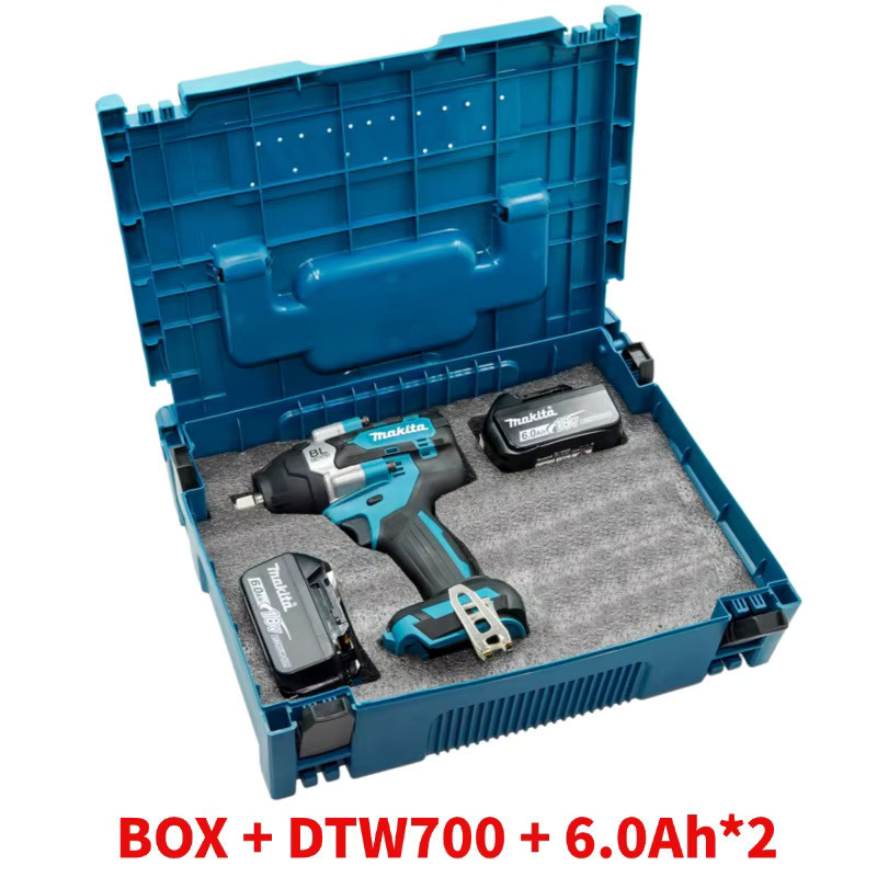 Makita DTW700 Akku-Schlagschrauber bürstenlos mit 1/2 Zoll Antrieb und 1000 Nm Drehmoment inklusive 18V Lithium-Akku - Bild 7